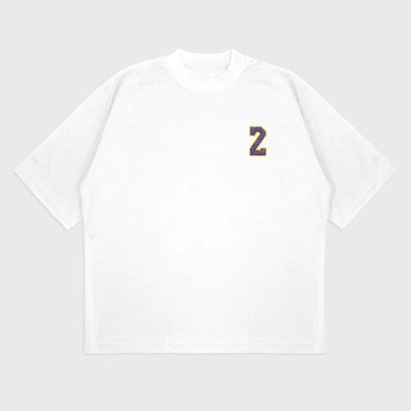 Oversize 'Kawhi Leonard' Baskılı T-Shırt - 2