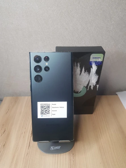 YENİLENMİŞ SAMSUNG S22 ULTRA 512GB SİYAH KUTULU FATURALI GARANTİLİDİR