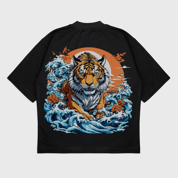 Oversize 'Lıon' T-Shırt