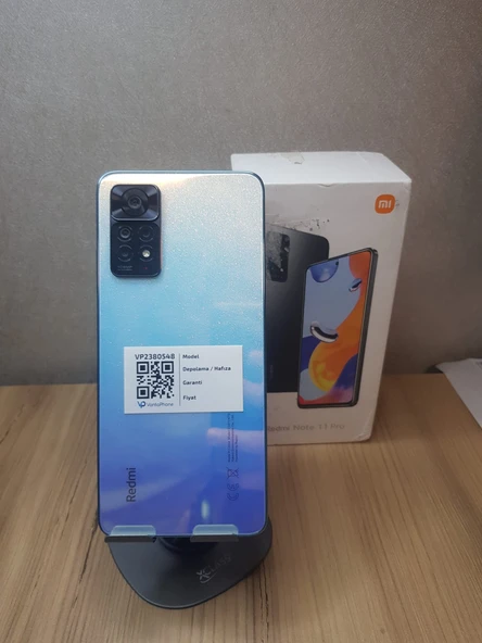 YENİLENMİŞ XİAOMİ NOTE 11 PRO 128GB MAVİ KUTULU FATURALI GARANTİLİDİR