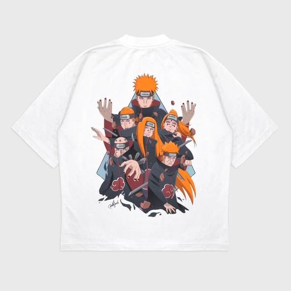 Oversize 'Naruto' Baskılı T-Shırt ürün görseli 1