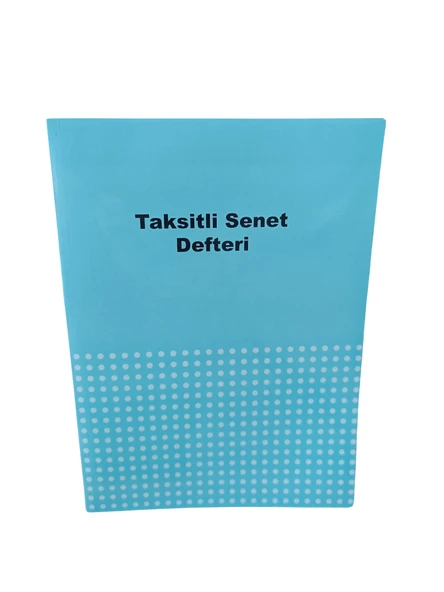 Mcolor Taksitli Senet Defteri 20x28 Karton Kapak