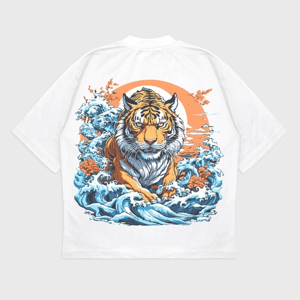 Oversize 'Lıon' T-Shırt - 3