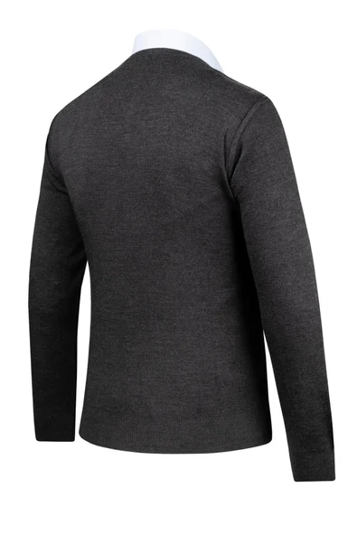 Erkek V Yaka Triko Hırka Düğmeli 4241M BGL-ST04560 - Resim 5