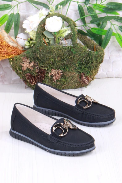 Fort 35326 New Star Rahat Yumuşak Toka Detaylı Kadın Babet - Resim 3