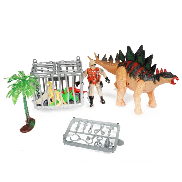 Dinazor seti Gerçekçi dinazor Kafesli figür seri Kaliteli malzemeden üretilen toitoys markasının ürünüdür. - 4