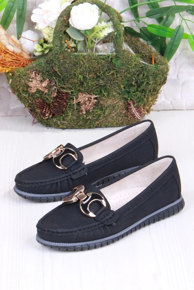 Fort 35326 New Star Rahat Yumuşak Toka Detaylı Kadın Babet - Resim 4