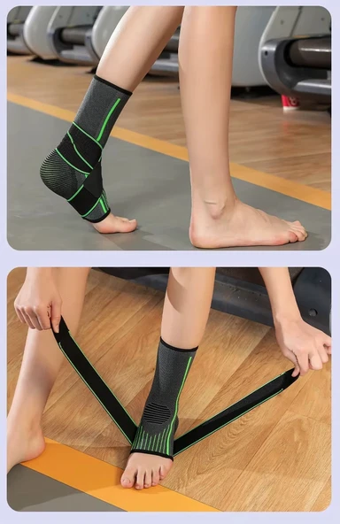 Basket Egzersiz Koşu Koruyucu Bandajlı Ayak Desteği Pedi Ayarlanabilir 1 Adet - 4