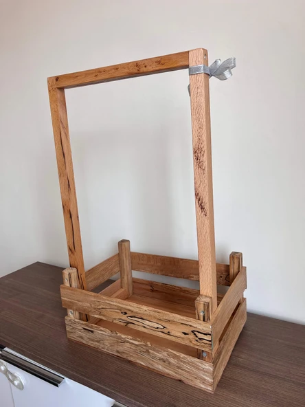 Dekoratif Ahşap Bebek Sepeti – 40 Uçurma Babyshower Hediyesi - 7