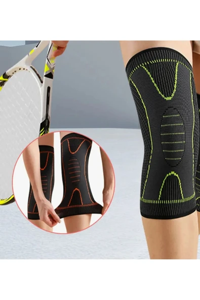 Dizlik Destek Koruyucu Bileklik Neopren Örme Cırtsız 1 Adet - 2