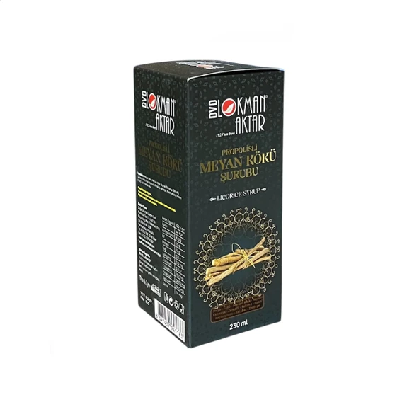 Propolisli Meyan Kökü Şurubu 230 ml, DVD Lokman Aktar