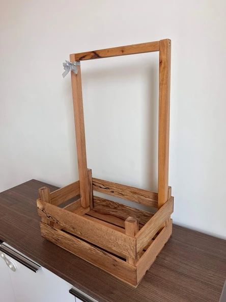 Dekoratif Ahşap Bebek Sepeti – 40 Uçurma Babyshower Hediyesi - 6