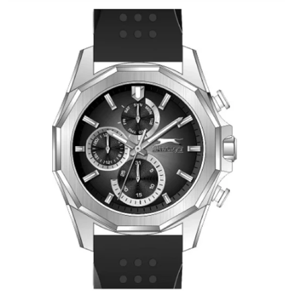 Slazenger Sl.09.2387.2.01 Siyah Erkek Kol Saati-SL35 ürün görseli 1