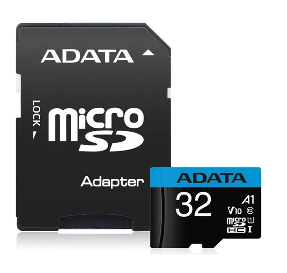 Adata Premier 32GB 100MB/S CLASS10 A1 Adaptörlü MicroSDHC Hafıza Kartı