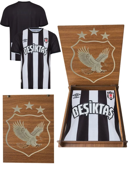 Beşiktaş Orijinal Lisanslı Kartal Ahşap Kutulu Çubuklu Forma