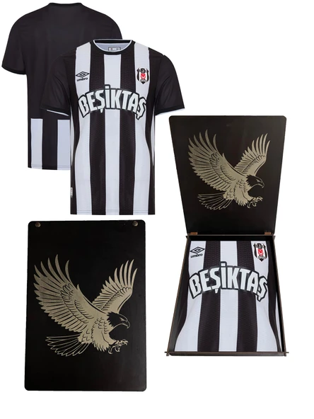 Beşiktaş Orijinal Lisanslı Kartal Ahşap Kutulu Çubuklu Forma