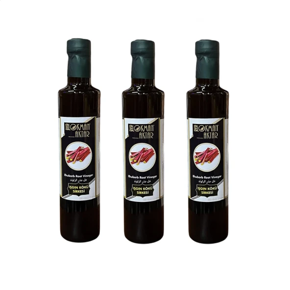 Işkın Sirkesi, Katkısız, Doğal, ışkın 500ml 3 Adet, DVD Lokman Aktar