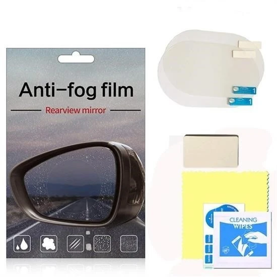 Derin Stok® Araç Ayna Yağmur Kaydırıcı ve Cam Buğu Önleyici Film