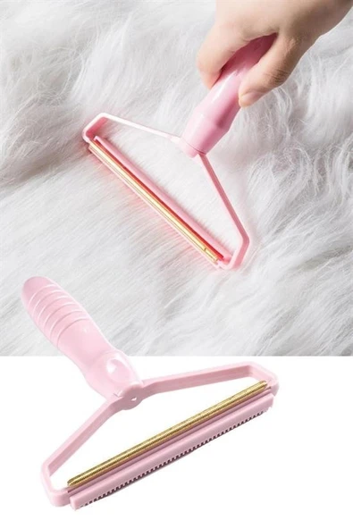 Derin Stok® Çift Taraflı Elbise Kazak Plastik Kumaş Tüy Alma ve Tiftik Temizleyici Toplayıcı Taşınabilir - 5