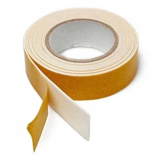 Derin Stok® Çok Amaçlı Tüm Yüzeylerde Kullanıma Uygun Beyaz Çift Taraflı Köpük Sünger Montaj Bant