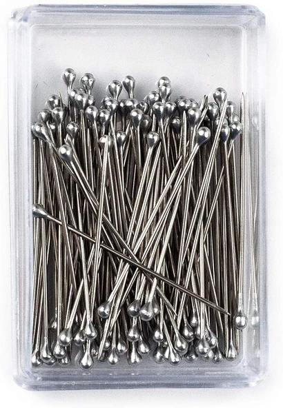 Minelli İğne Kutulu Metal Başlı 100'lü