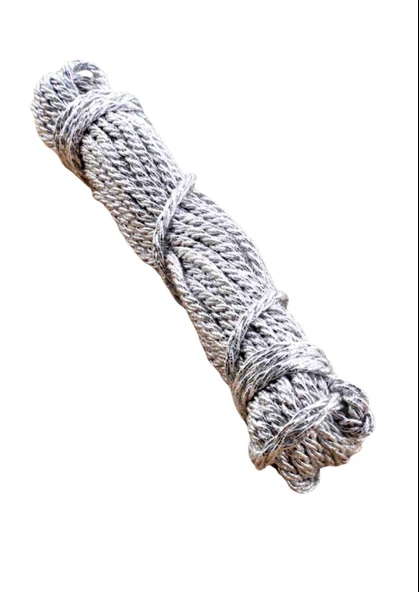 Kordon İp 5 mm Gümüş