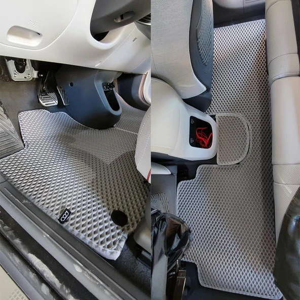 Bod Hyundai Yeni IONIQ 5 3D Havuzlu Paspas Gri 2024-Sonrası Yeni Konsol ioniq 5 - Resim 4