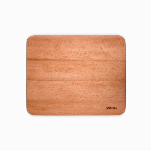 Woodsaka Kesme ve Servis Tahtası - Gürgen & Ceviz -35cm x 25cm x 1.6cm - 4