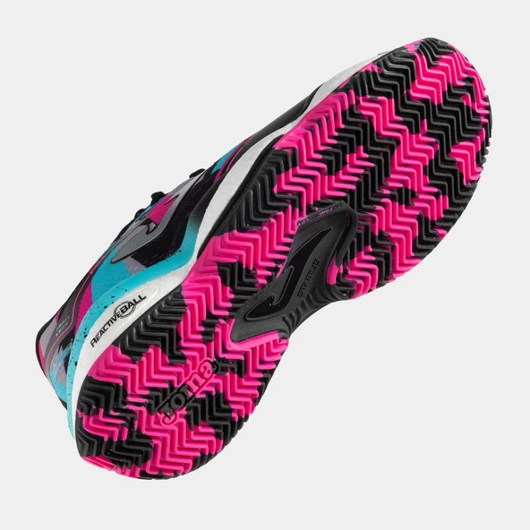 Joma Smash Kadın Siyah Toprak Kort Tenis & Padel Ayakkabısı TSMALS2501C - Resim 5