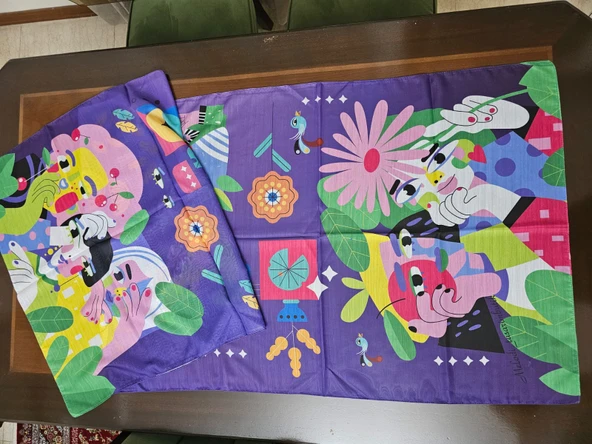 Özel Tasarım dijital baskı Pamuk Şal - 2