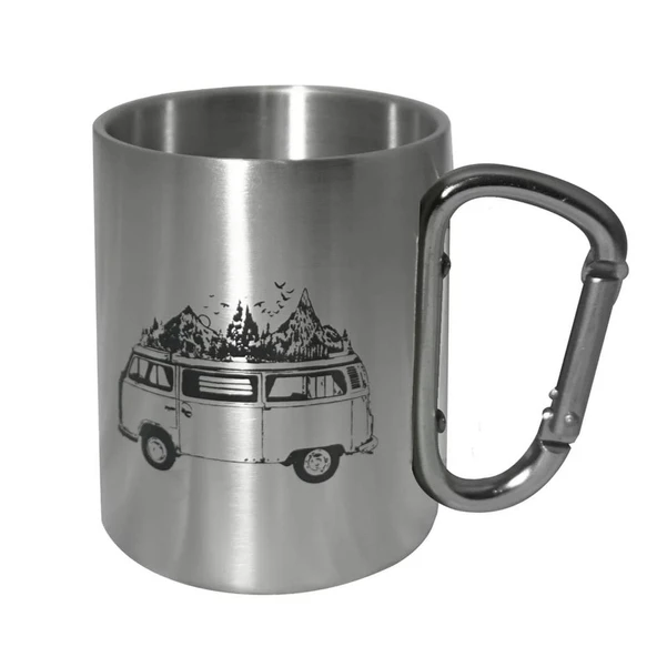 Orcamp Karabinali Paslanmaz Çelik Kupa - 5