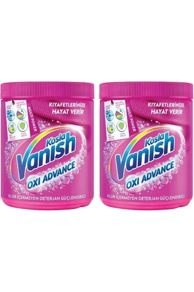 Vanish Kosla Oxi Advance Renkliler İçin Toz Leke Çıkarıcı 400 gr 2 Adet