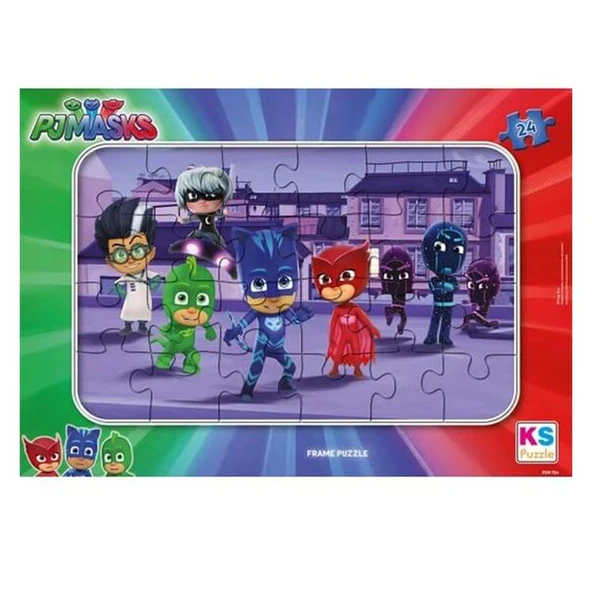 KS GAMES FRAME PUZZLE 24 PARCA PJ MASKS