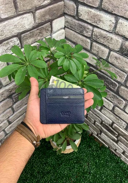 Guard Lacivert Hakiki Deri Kredi Kartlık - GRD250501WT1547 - Resim 2
