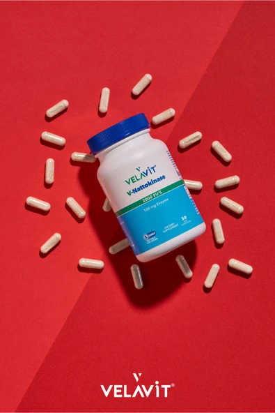 Velavit V-Nattokinase Takviye Edici Gıda 30 Kapsül - 6