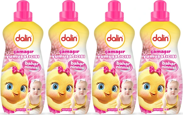 Dalin Çamaşır Yumuşatıcı 1500ML Bahar Ninnisi (4 Lü Set) (Bebeklere Özel)