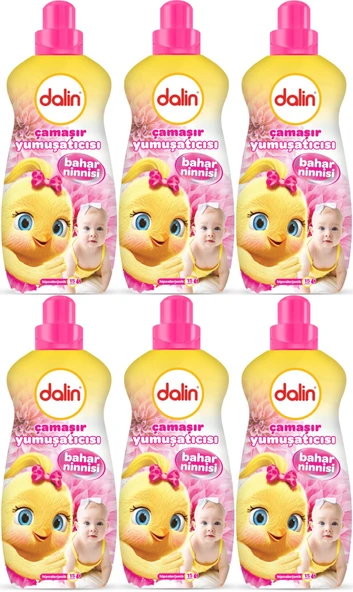 Dalin Çamaşır Yumuşatıcı 1500ML Bahar Ninnisi (6 Lı Set) (Bebeklere Özel)
