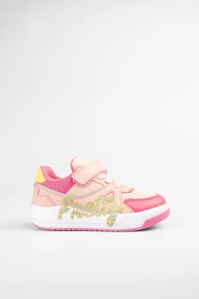 Vicco Pretty 220.P25Y.113 Anatomik Taban Kız Çocuk Işıklı Sneaker Ayakkabı Pudra 29-33