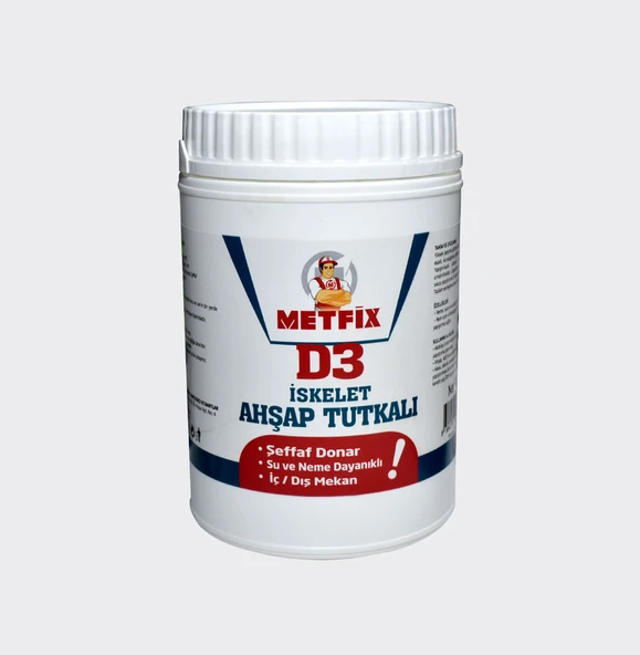 Hazır Ahşap Tutkalı 1 kg Şeffaf D3 Mobilya Mdf Sunta Kumaş Kağıt DIY Uygulamalarında Yapıştırıcı