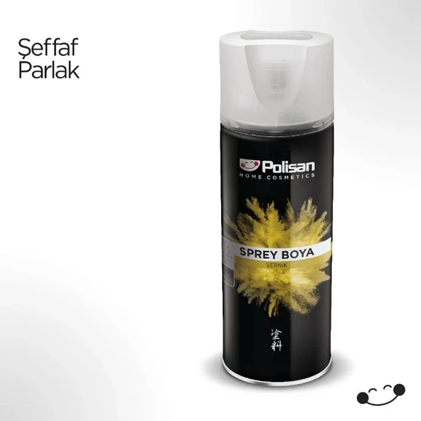 Polisan Akrilik Sprey Boya 400 ml Parlak Vernik