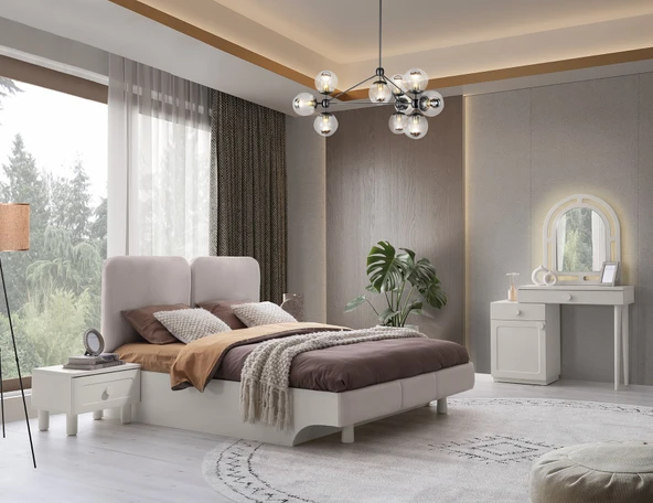 BEYZA MDF BAZALI YATAK ODASITAKIMI - Resim 2