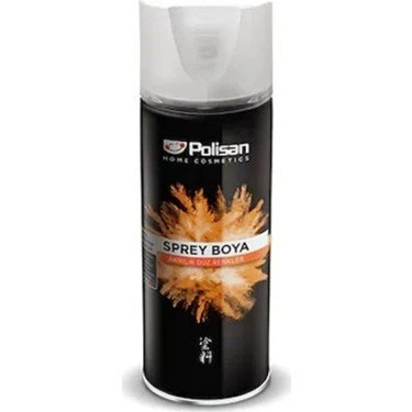 Polisan Akrilik Sprey Boya 400 ml Mat Beyaz