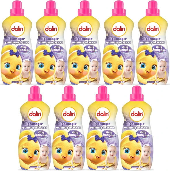 Dalin Çamaşır Yumuşatıcı 1500ML Düş Bahçesi (9 Lu Set) (Bebeklere Özel)