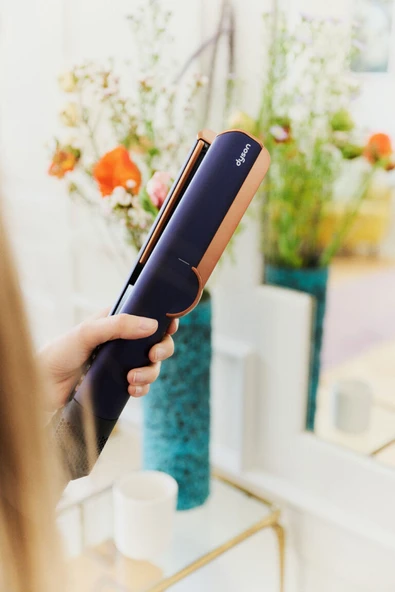 Dyson Airstrait Prusya Mavisi ve Parlak Bakır Islak ve Kuru Saç Düzleştirici - 10
