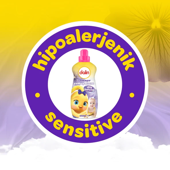 Dalin Çamaşır Yumuşatıcı 1500ML Düş Bahçesi (2 Li Set) (Bebeklere Özel) - 6