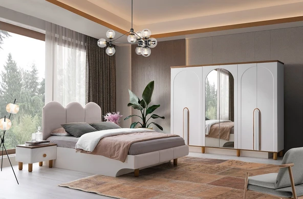 KOSOVA MDF BAZALI YATAK ODASI TAKIMI ürün görseli 1