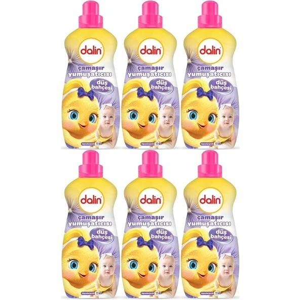 Dalin Çamaşır Yumuşatıcı 1500ML Düş Bahçesi (6 Lı Set) (Bebeklere Özel) ürün görseli 1
