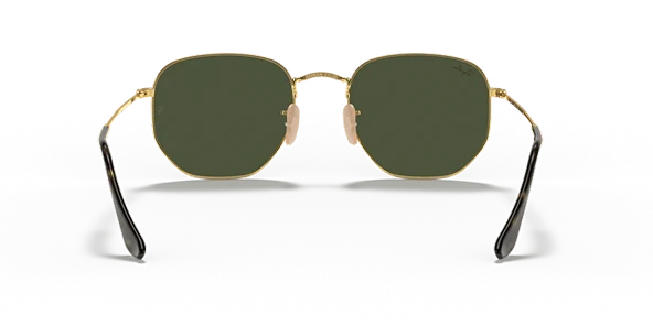 Ray-Ban Hexagonal 3548N 001 Gold-Green Güneş Gözlüğü - 2