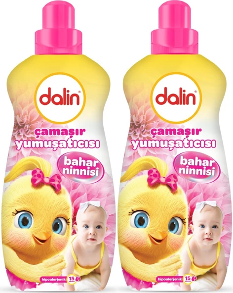 Dalin Çamaşır Yumuşatıcı 1500ML Bahar Ninnisi (2 Li Set) (Bebeklere Özel)