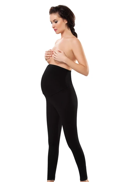 ASM1305 Kadın Annelik Hissi Siyah Alt Uzun HamilelikTaytı 560